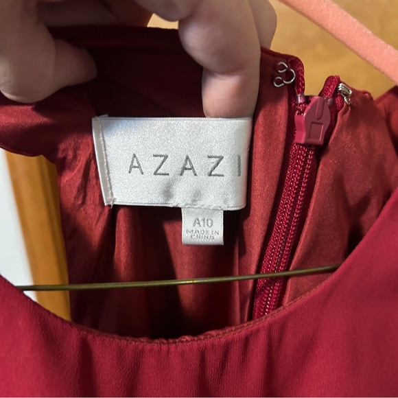 Azazie Bridesmaid Dress in Burgundy - Picture 5 of 6